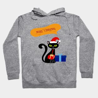 Merry christmas cat Hoodie